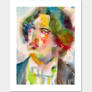 OSCAR WILDE watercolor portrait .34 Posters and Art